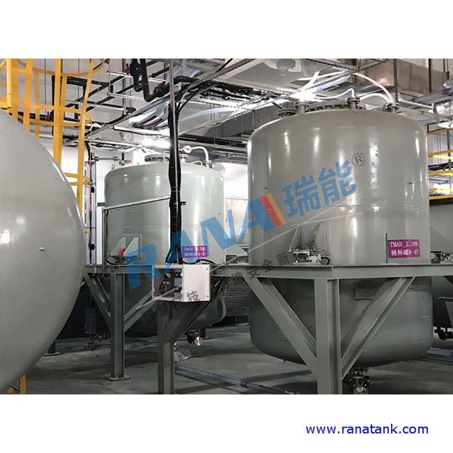 Supply PTFE Coated Steel Tank For Storing Electronics Grade High-Purity Water