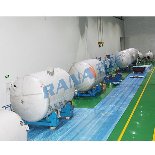 High Purity Electronic Grade Hydrofluoric Acid Storage PTFE Tank PTFE/PFA/ETFE/ECTFE Anticorrosion Equipment Vessel