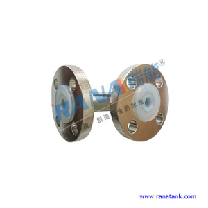 PTFE Lined Flanged Spool With Elbow